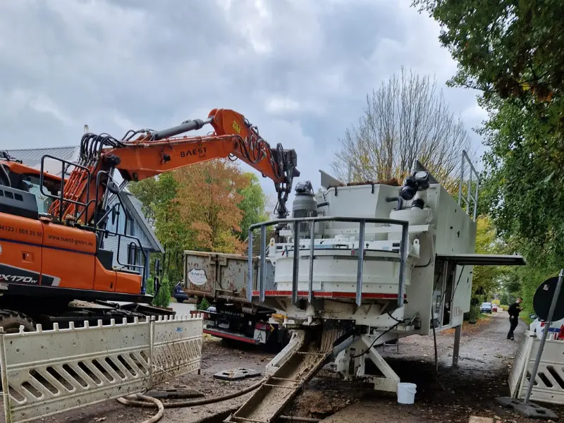 Flüssigboden-Einsatz bei beengten Platzverhältnissen im innerstädtischen Tiefbau